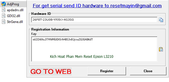 Kích Hoạt Epson L3210 Adjustment Program