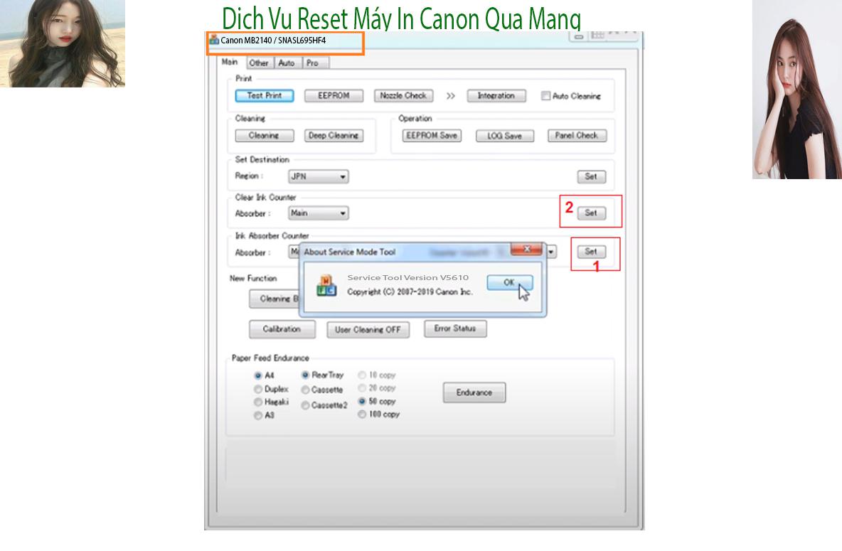 Reset Canon MB2140