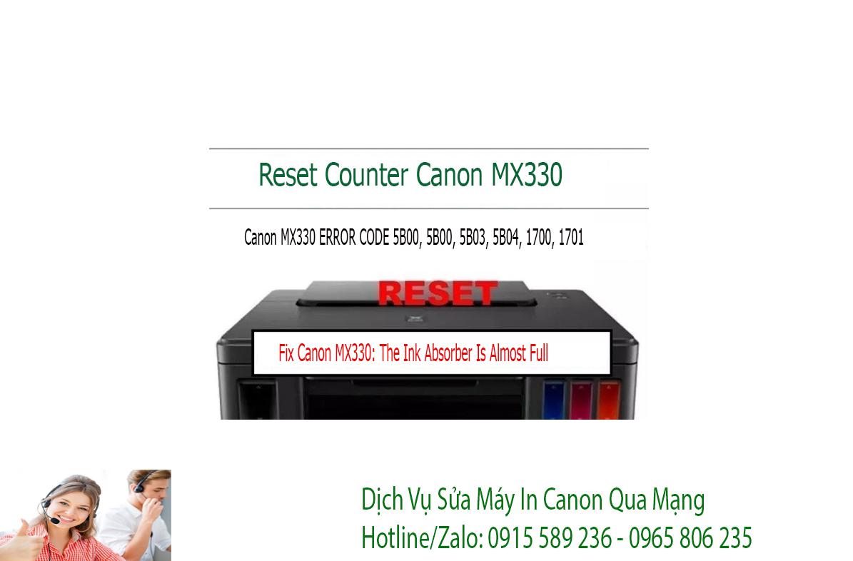 sửa máy in  Canon MX330 không in được