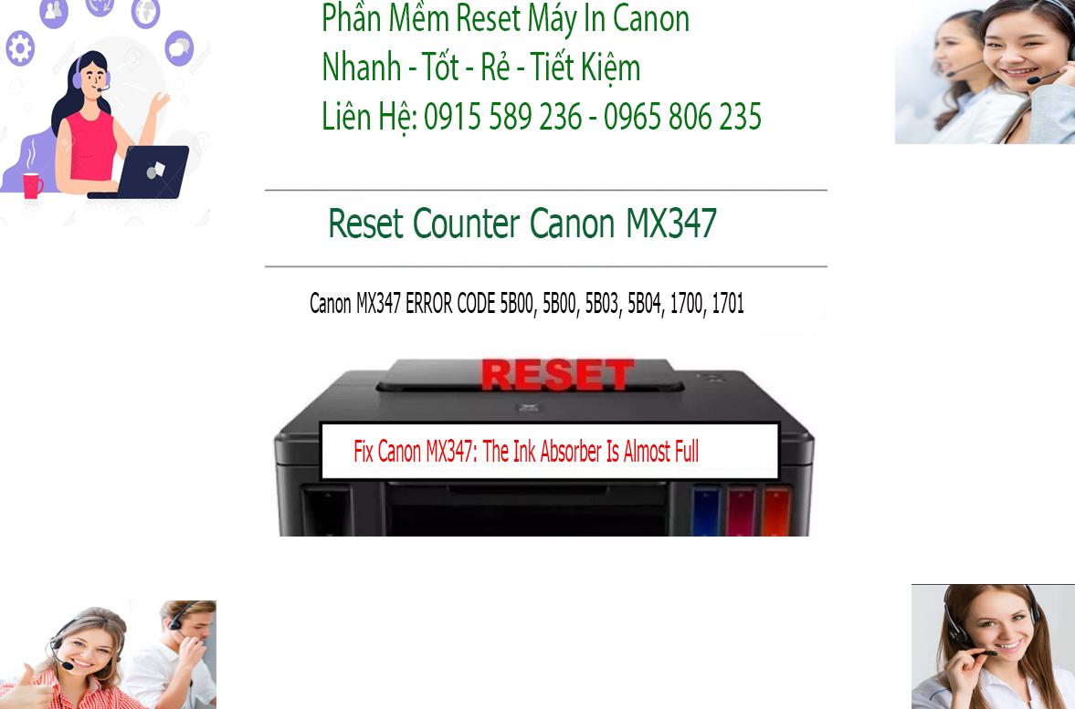 sửa máy in  Canon MX347 không in được
