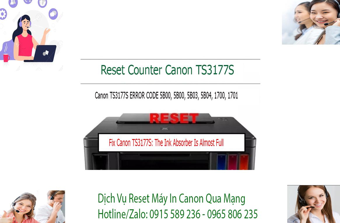 sửa máy in  Canon TS3177S không in được