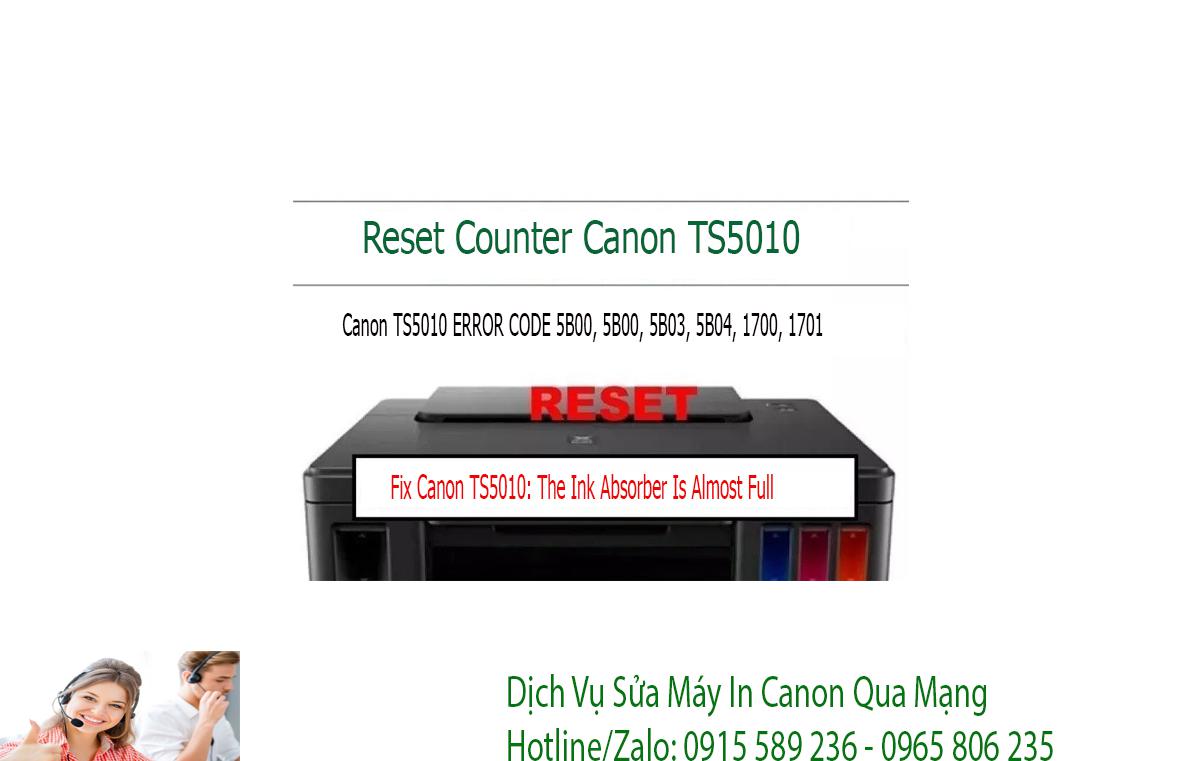 sửa máy in  Canon TS5010 không in được