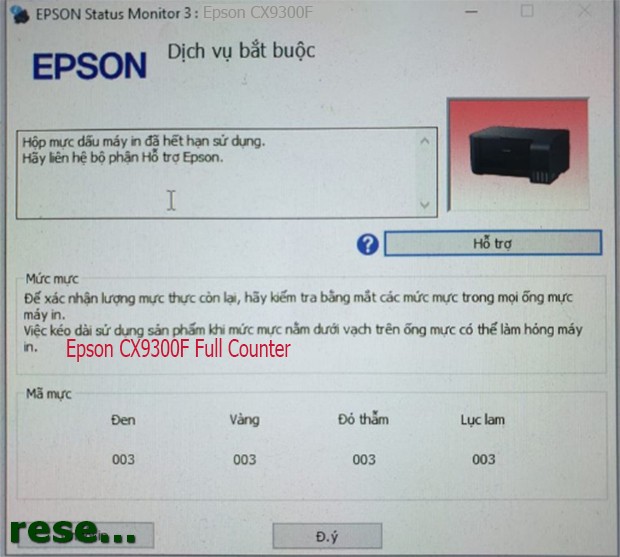 Epson CX9300F service required