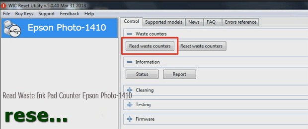 Epson Photo-1410 service required