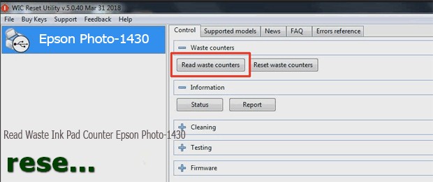 Epson Photo-1430 service required