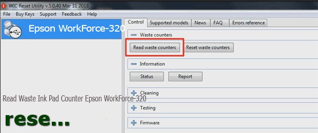 Epson WorkForce-320 service required