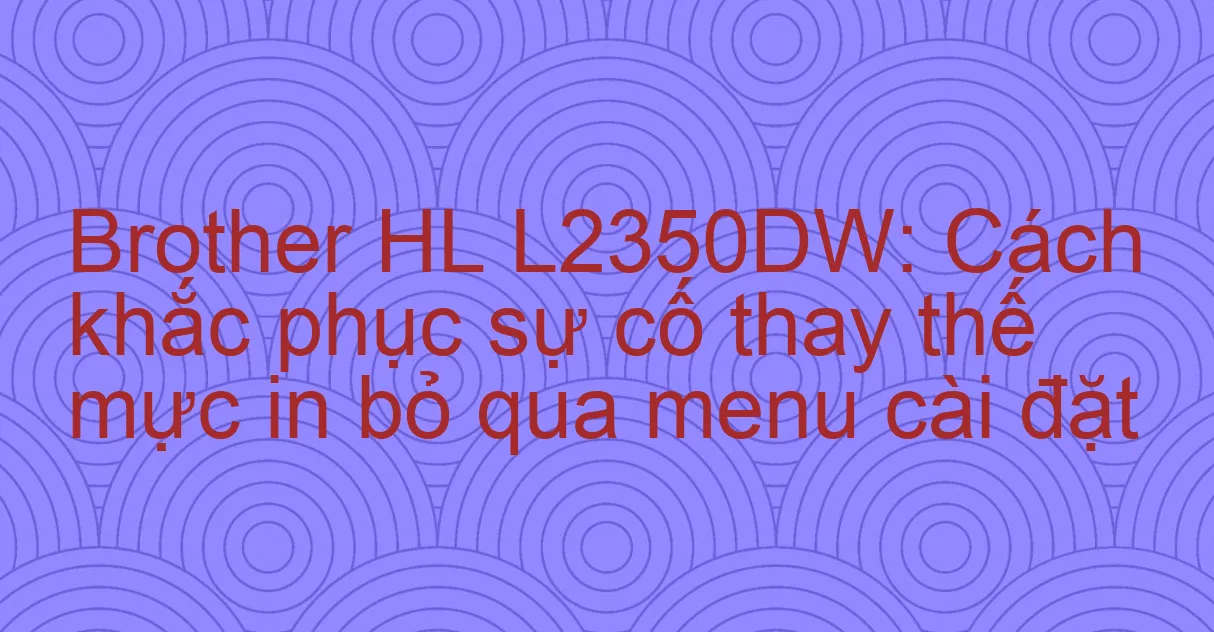 Brother HL-L2366DW how to fix error Replace Toner | NCK Code Channel