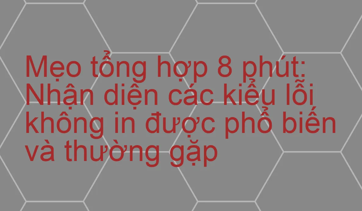 Máy in Canon LBP 2900 không in được, không nhận lệnh in và Cách Xử Lý | Paused, Use Printing Offline